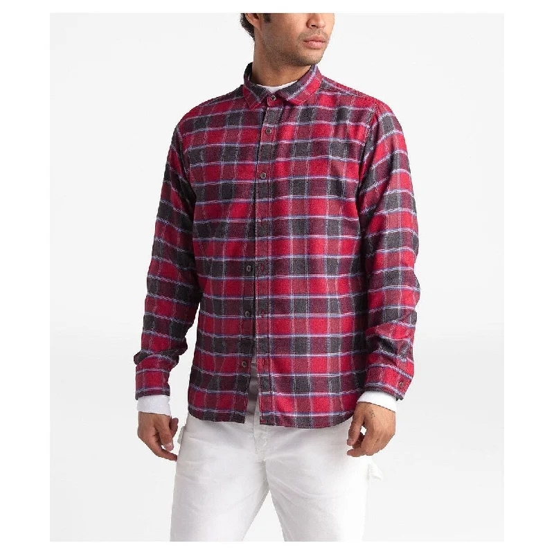 Polished Street Casual Jackets The North Face Men's ThermoCore Plaid Shirt Red Size Small Polished Street Casual Jackets The North Face Men's ThermoCore Plaid Shirt Red Size Small