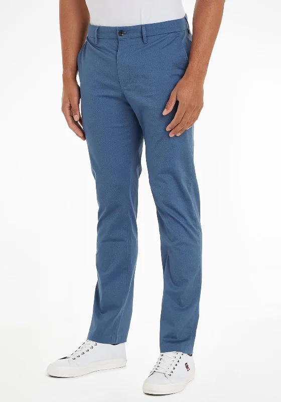 Relaxed Rebel Street Style Tommy Hilfiger Denton Chinos, Aegean Sea