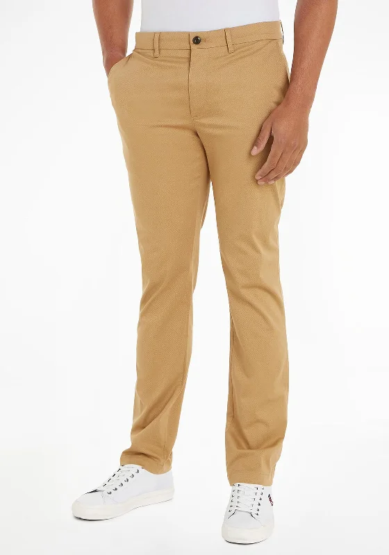 Relaxed Edge Cozy Jackets Tommy Hilfiger Denton Chinos, Classic Khaki