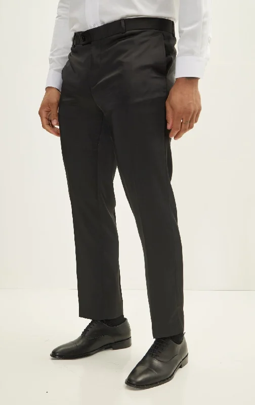 Urban Edge Urban Gear Classic Tuxedo Pants - Black Matte