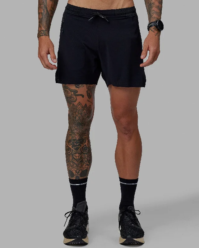 Smart Contemporary Sporty Designs UltraAir 5" Lined Performance Shorts - Black-Reflective Smart Contemporary Sporty Designs UltraAir 5" Lined Performance Shorts - Black-Reflective