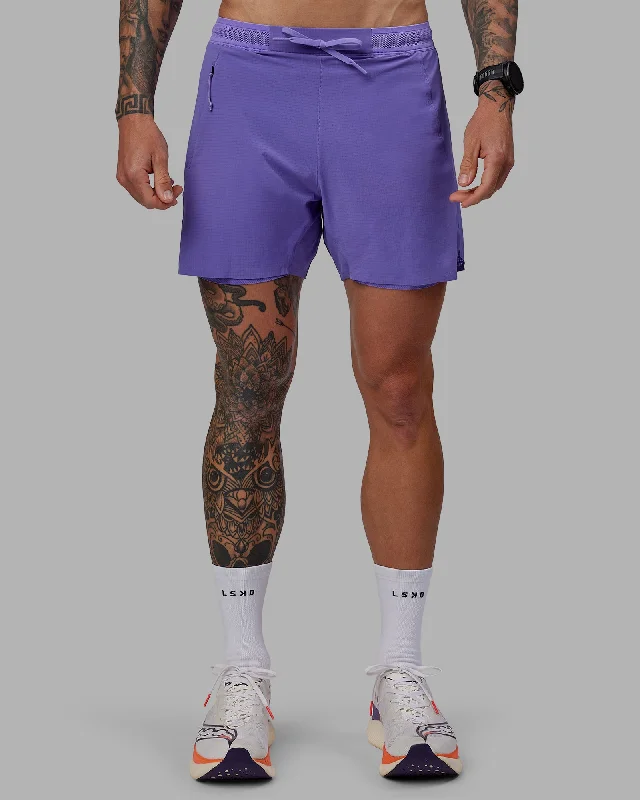 Urban Chic Sporty Jackets UltraAir 5" Lined Performance Shorts - Dahlia Purple