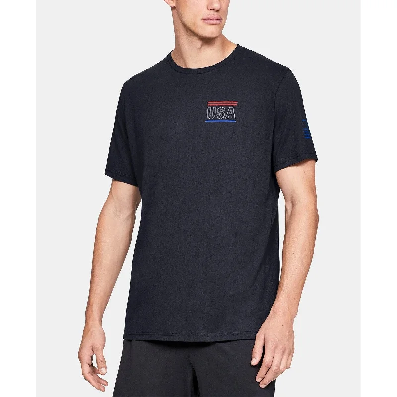 Monochrome Rugged Easygoing Wardrobe Under Armour Men's Graphic T-Shirt Black Size Small Monochrome Rugged Easygoing Wardrobe Under Armour Men's Graphic T-Shirt Black Size Small