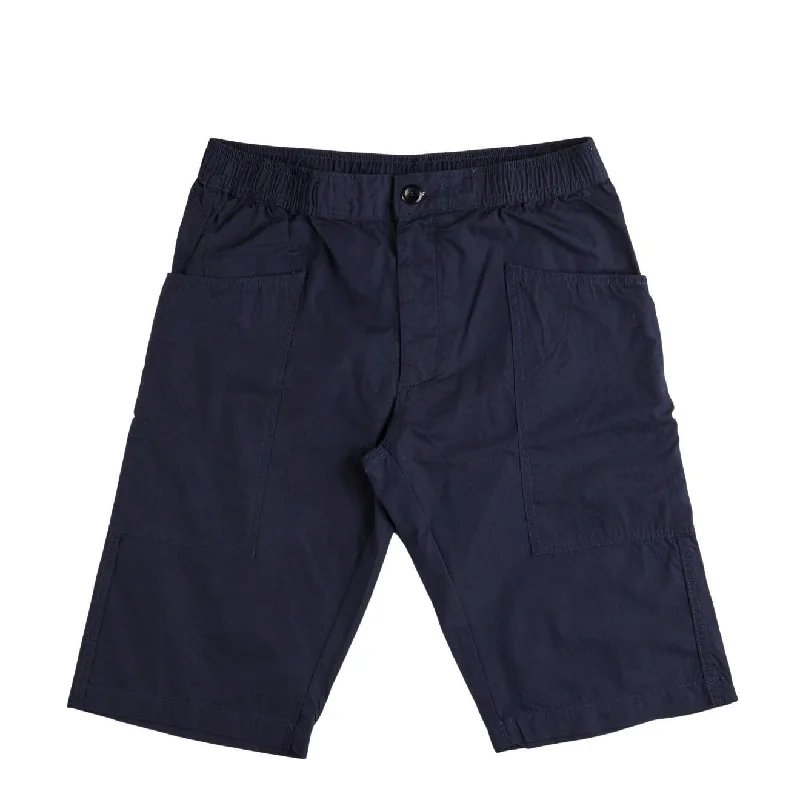 Effortless Rugged Modern Outfit Uskees Lightweight Shorts Midnight Blue