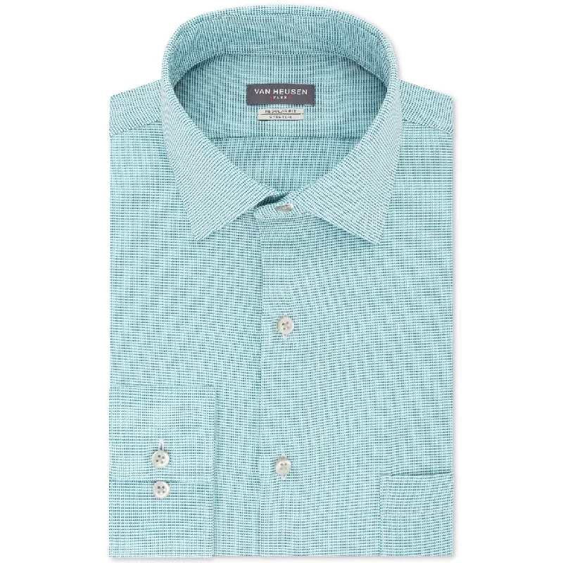 Street Rebel Sleek Tops Van Heusen Men's Classic/Regular-Fit Wrinkle-Free Performance Stretch Flex Collar Solid Dress Shirt Blue Size 16-36-37 Street Rebel Sleek Tops Van Heusen Men's Classic/Regular-Fit Wrinkle-Free Performance Stretch Flex Collar Solid Dress Shirt Blue Size 16-36-37