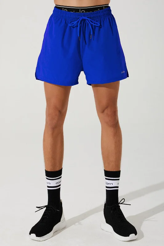 Polished Edge Sporty Jackets Verney 5'' Adapt Running Short - Blue