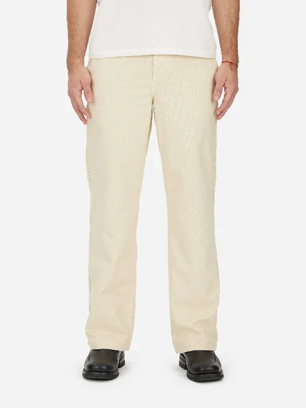 Modern Minimal Athletic Gear Work Pant ~ Ecru Twill