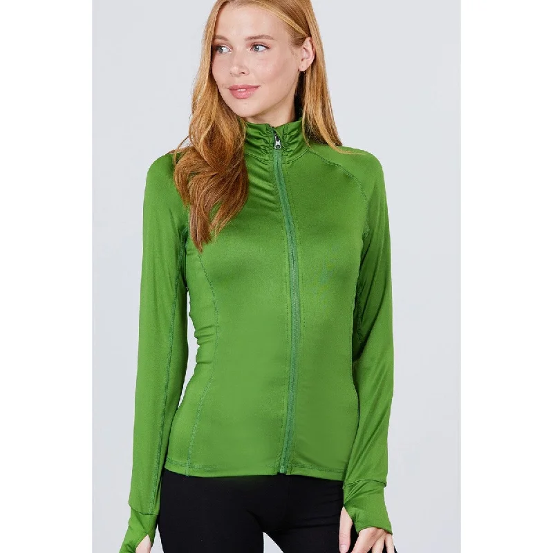 Monochrome Rugged Athletic Gear Workout Track Jacket