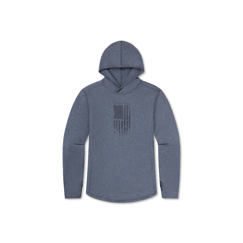 Vintage Sleek Warm Jackets FieldTec™ Featherlight Performance Hoodie - American Waters