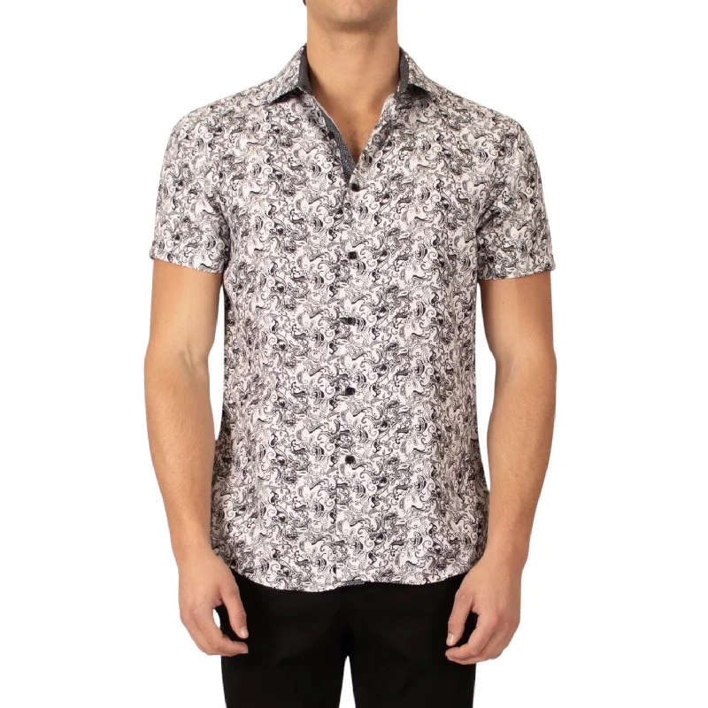 Vintage Sleek Trendy Apparel BC COLLECTION: SS Dress Shirt 222097