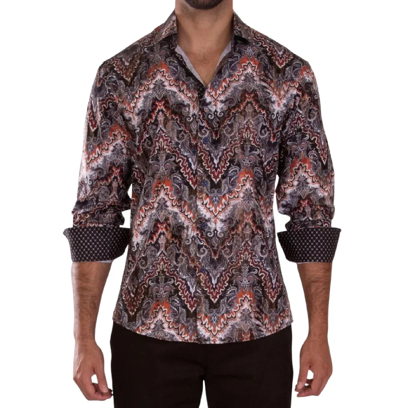 Relaxed Rebel Fashion Tops BE SPOKE: Long Sleeve Dress Shirt 232255