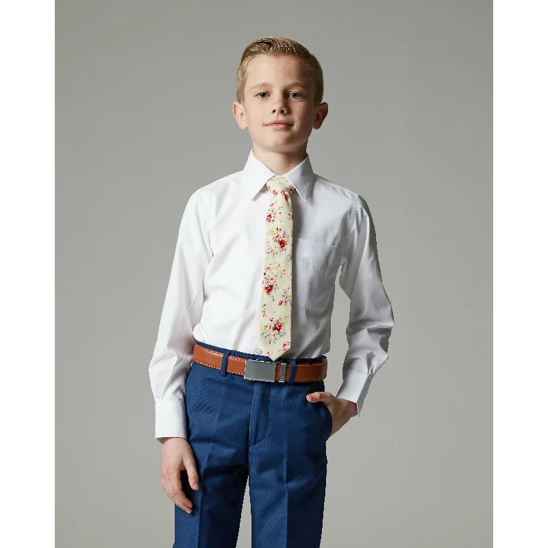Contemporary Minimal Comfort Clothes Boys Athletic Fit Dress Shirt