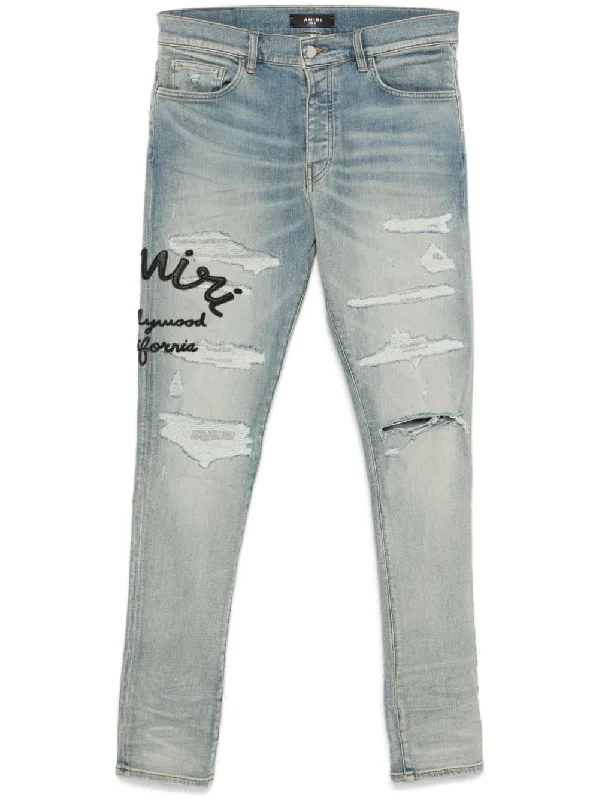 Retro Casual Sporty Jackets Hollywood Thrasher Jeans