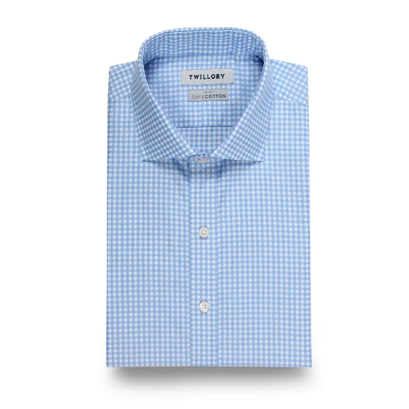 Timeless Smart Denim Looks Non-Iron Sky Check