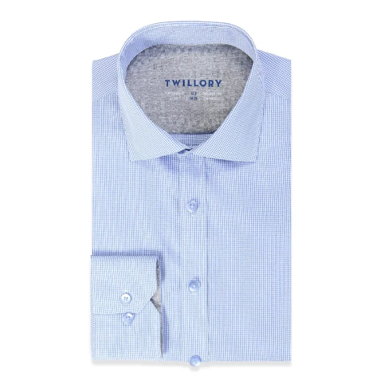 Retro Street Summer Wear ADVANCER // Performance Blue Houndstooth