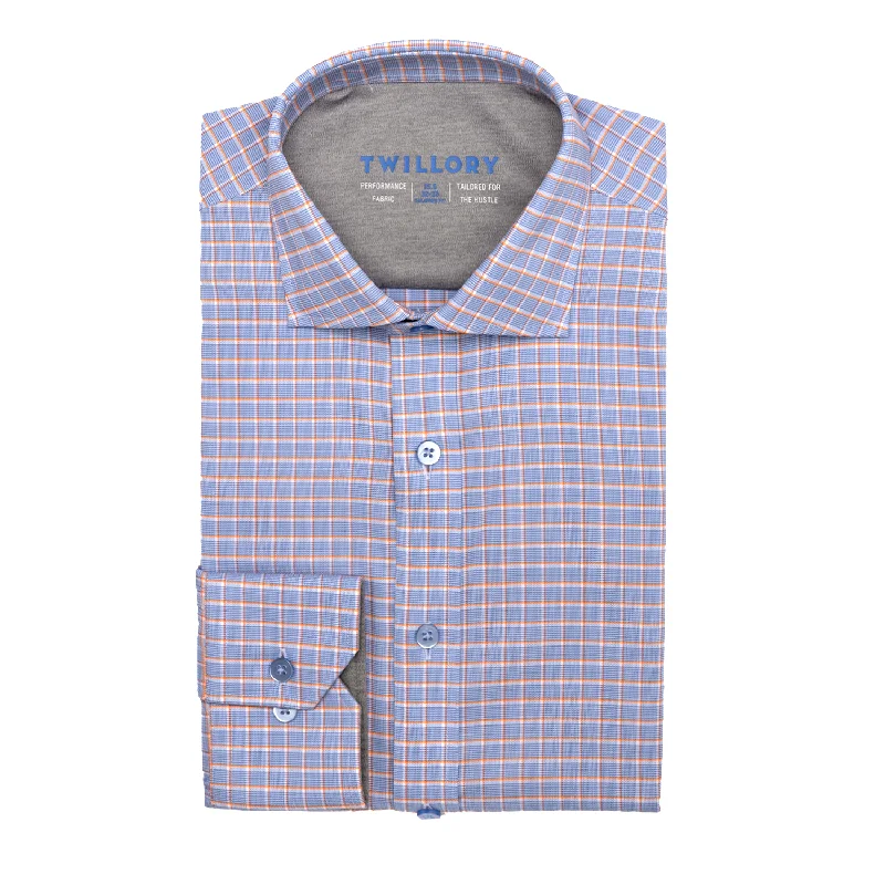 Urban Cool Sporty Designs RAISER // Performance Orange / Blue Windowpane
