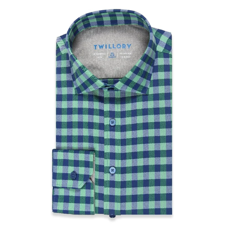 Vintage Luxe Urban Gear TRENDSETTER // Performance Green Blue Gingham