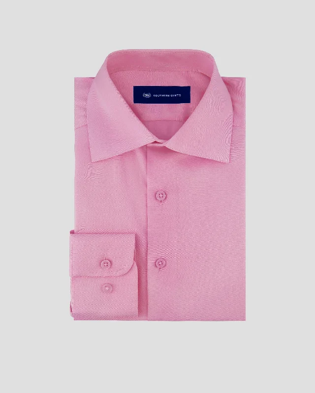 Smart Rugged Smart Suits SG ‘Perfect Spread’ Dress Shirt – Pink