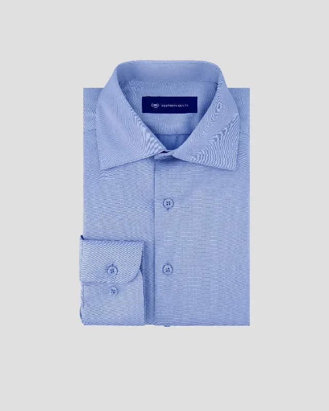 Polished Rugged Layered Clothing SG ‘Perfect Spread’ Dress Shirt – Powder Blue