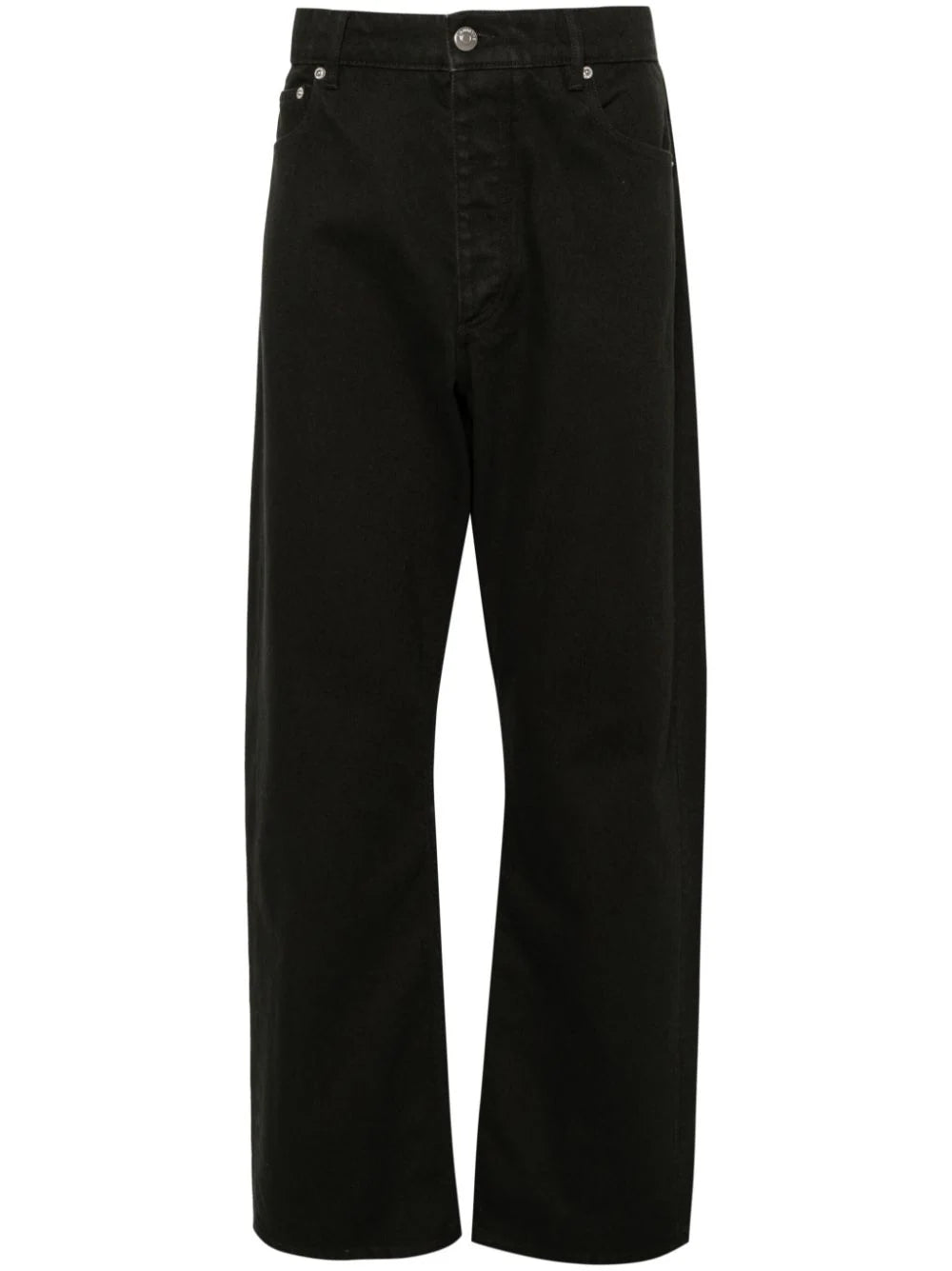 Relaxed Cool Summer Trends Straight-Leg Cotton-Blend Jeans