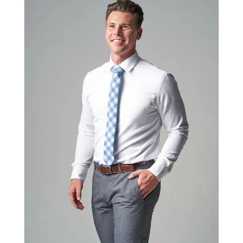 Sophisticated Modern All-Weather Outfits Tempo+ 4-Way Stretch Shirt | Slim Fit