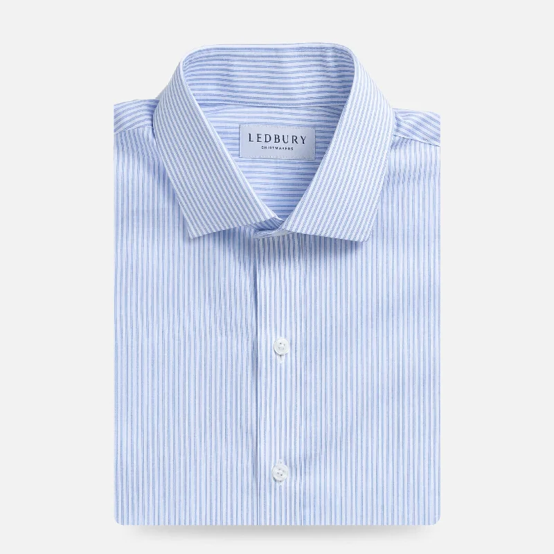 Modern Edgy Comfy Pants The Blue Kent Stripe Custom Shirt