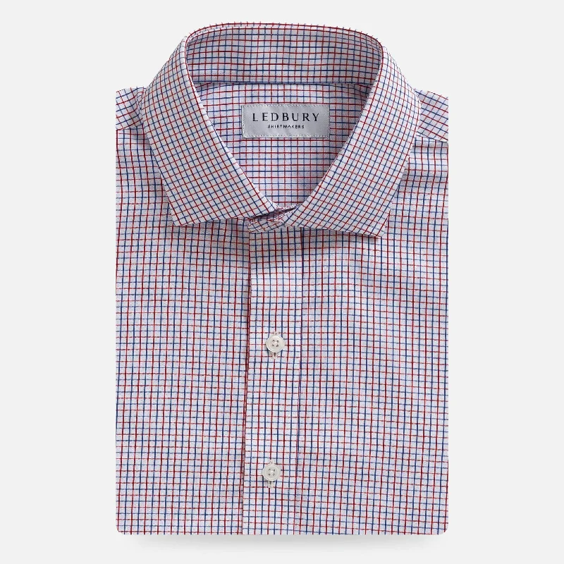 Heritage Urban Versatile Wear The Red Hughes Check Custom Shirt