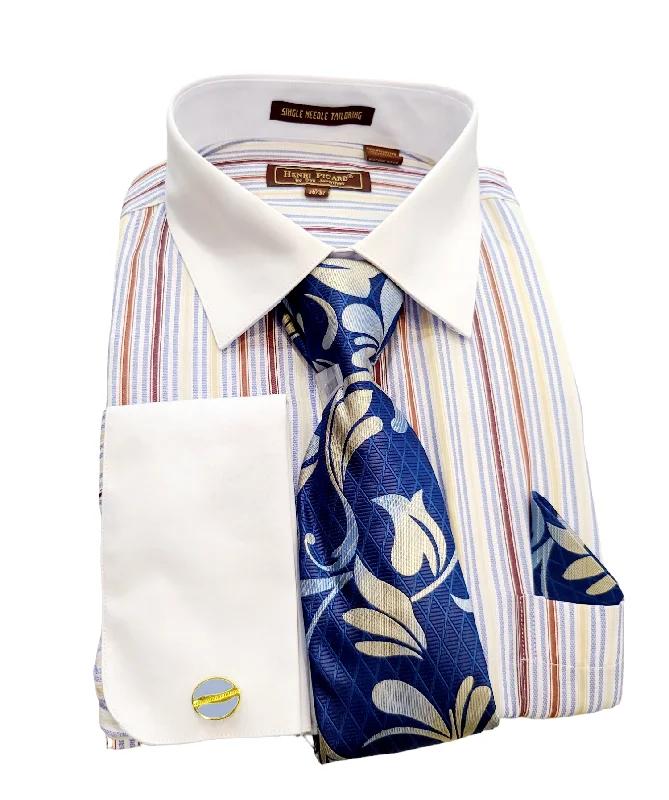 Contemporary Rugged Weekend Gear Henri Picard Dress Shirt Set