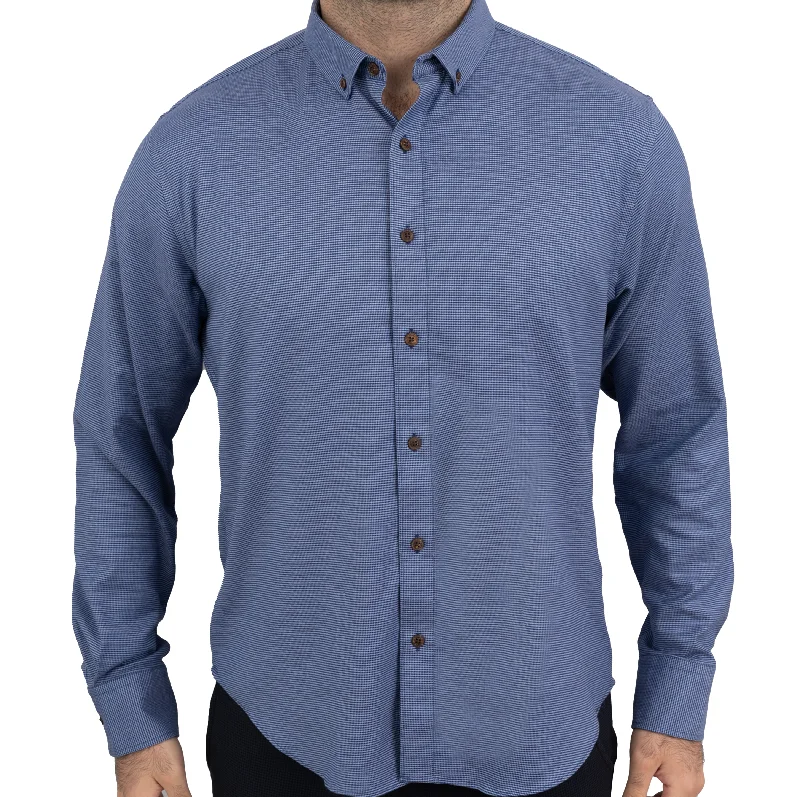 Heritage Rebel Daily Looks untuck(able) Blue Puppytooth