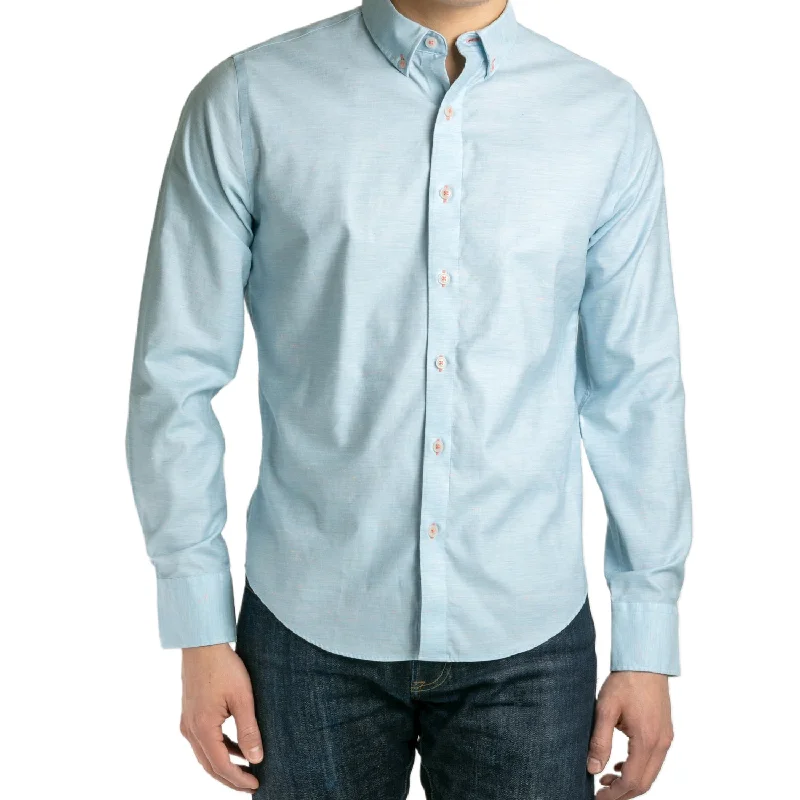 Polished Classic Practical Clothing untuck(able) Caribbean Melange