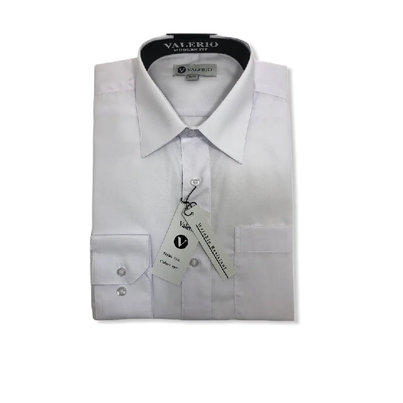Minimal Luxe Comfort Clothes Valerio White Dress Shirt (NEW)
