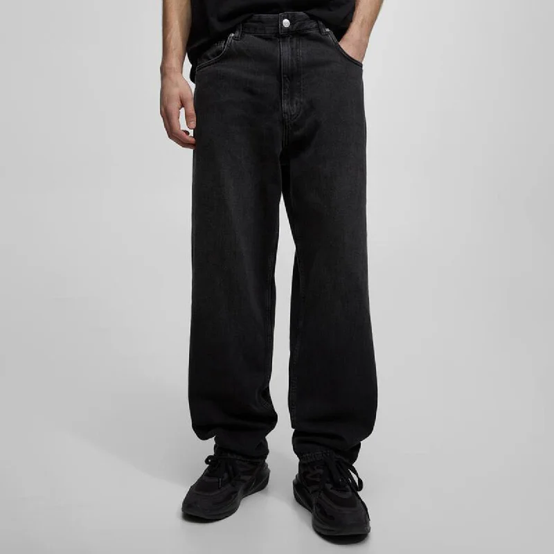 Classic Cool Relaxed T-shirts Black Baggy Jeans