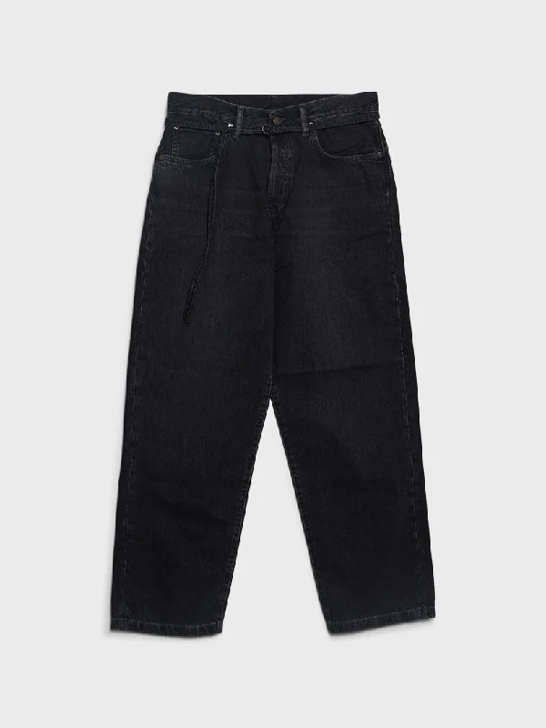 Minimal Classic Functional Wear 1991 TOJ Loose Fit Jeans in Vintage Black