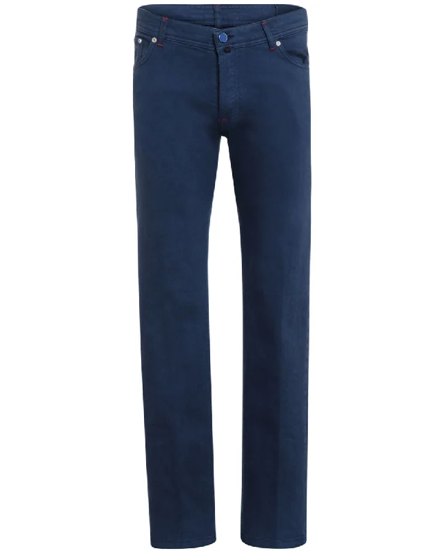 Smart Minimal Minimal Apparel Slim Fit Denim in Slate Blue