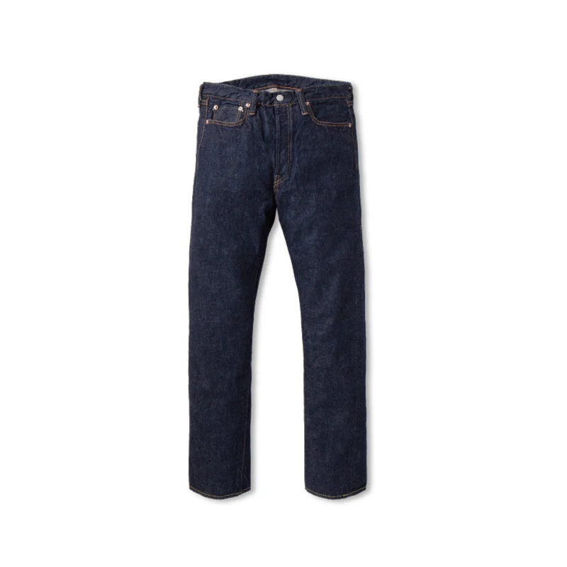 Street Minimal Streetwear Clothing Fullcount & Co. 1108W - Slim Straight Denim - 13.7oz - Raw Indigo Blue