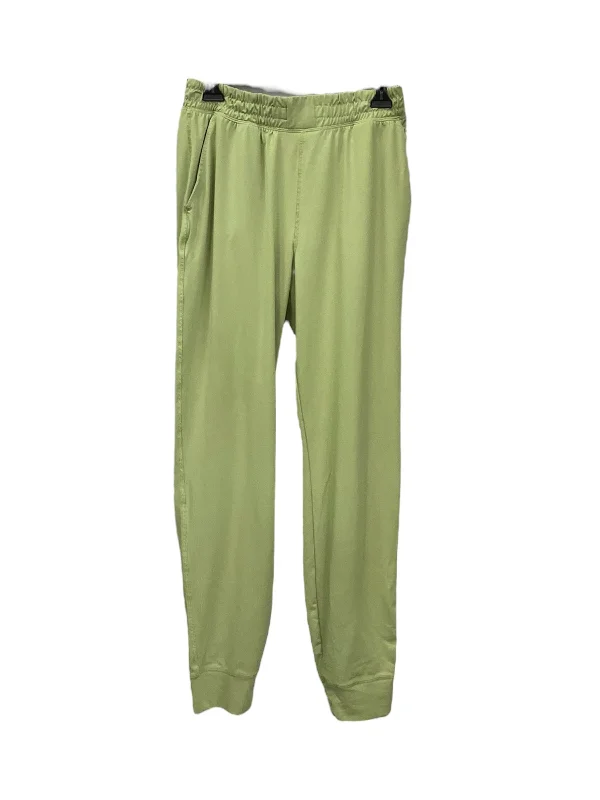 Effortless Minimal Warm Jackets Green Athletic Pants Fabletics, Size M