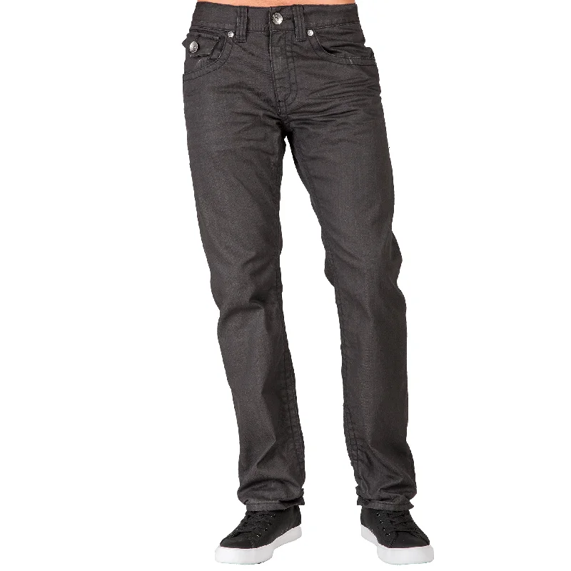 Retro Smart Urban Tees Black Premium Coated Denim Relaxed Straight Jeans Throwback Style Zipper Trim Pockets Retro Smart Urban Tees Black Premium Coated Denim Relaxed Straight Jeans Throwback Style Zipper Trim Pockets