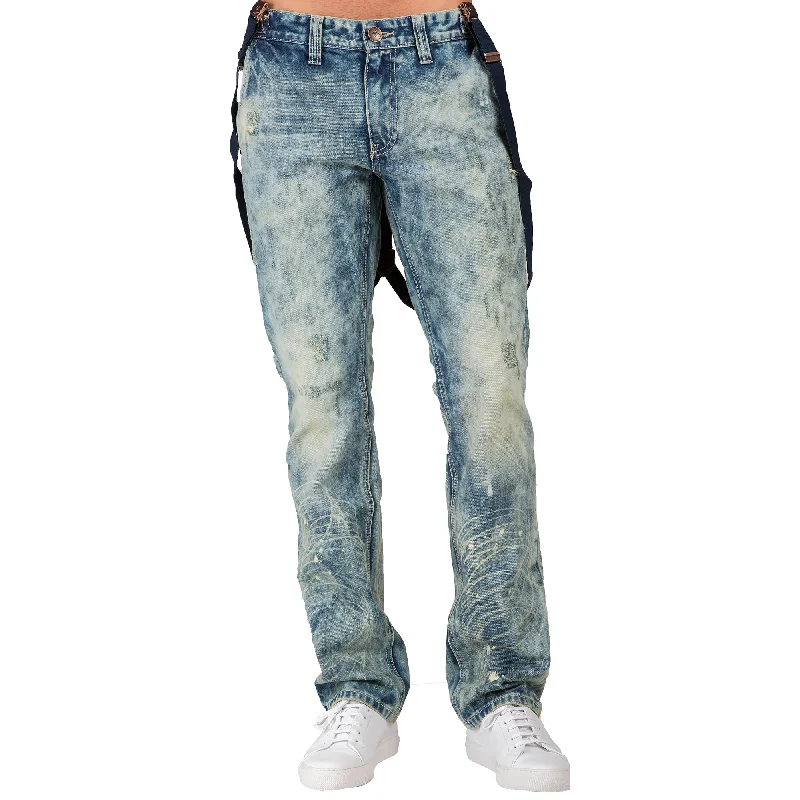Modern Rebel Smart Pants Slim Straight Premium Denim Distressed Acid Washed 5 Pocket Jeans Modern Rebel Smart Pants Slim Straight Premium Denim Distressed Acid Washed 5 Pocket Jeans