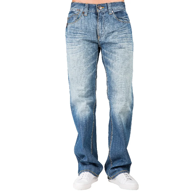 Retro Street Everyday Jeans Midrise Relaxed Bootcut Blue Boy Wash Premium Denim Jeans Whiskering Hand Sanded Retro Street Everyday Jeans Midrise Relaxed Bootcut Blue Boy Wash Premium Denim Jeans Whiskering Hand Sanded