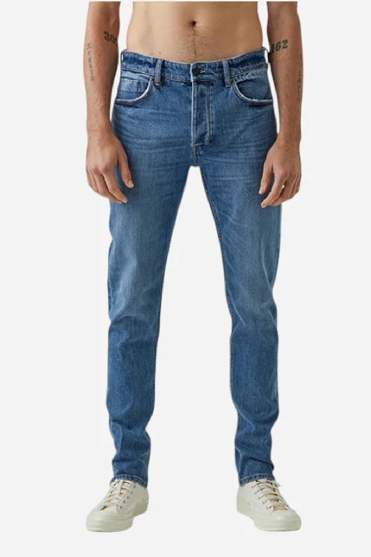 Minimalist Rebel Smart Casual Neuw Denim Lou Slim Jeans in Zero Flight