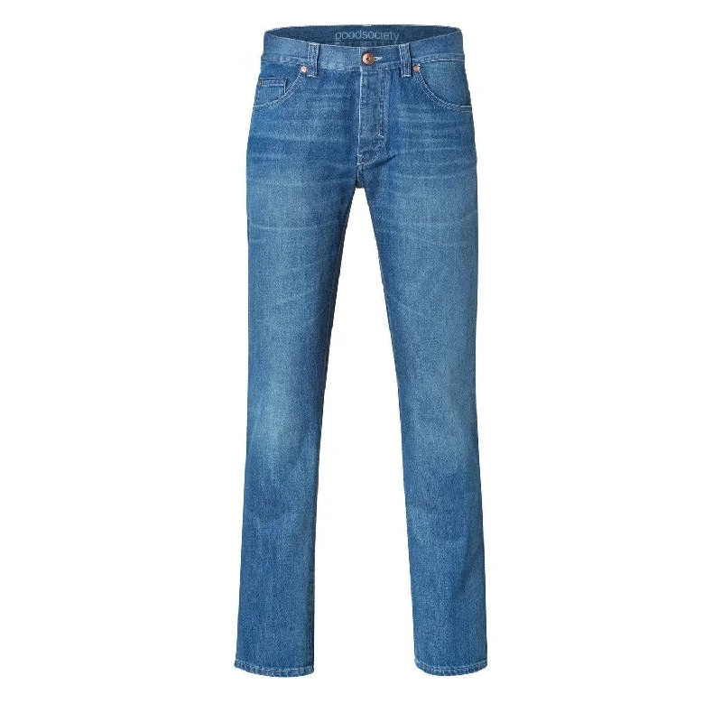 Modern Rebel Basic Essentials Mens Straight Jeans - Harrow