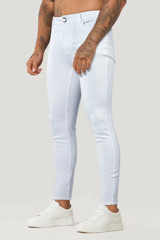 Smart Sleek Sleek Designs Men‘s Stretch Skinny Jean - White