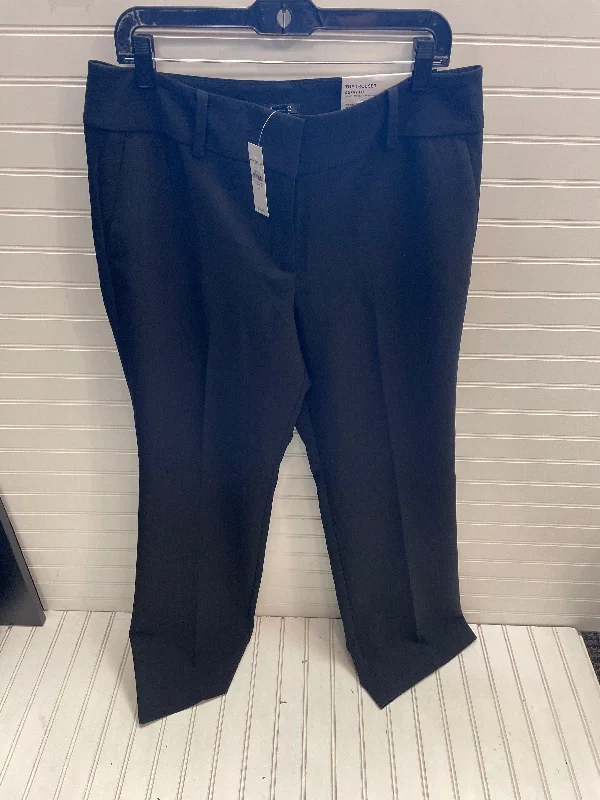 Effortless Rugged Urban Fashion Pants Dress By Ann Taylor In Black, Size: 12