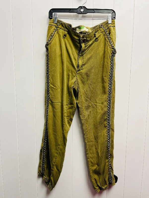 Chic Smart Trendy Look Pants Joggers By Anthropologie In Green, Size: M