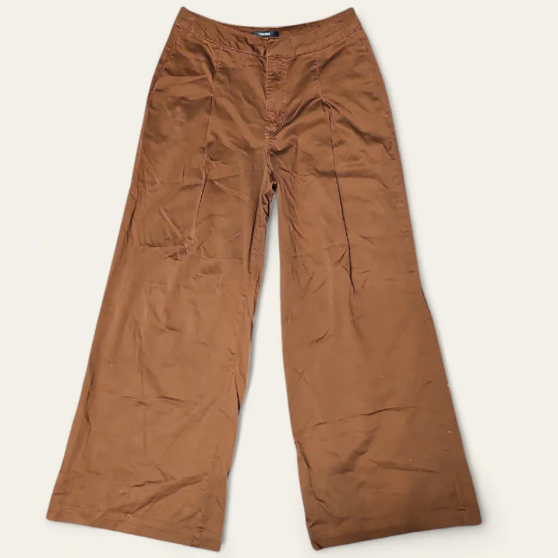 Polished Classic Fashion Bottoms Pants Lounge By Forever 21 In Brown, Size: M