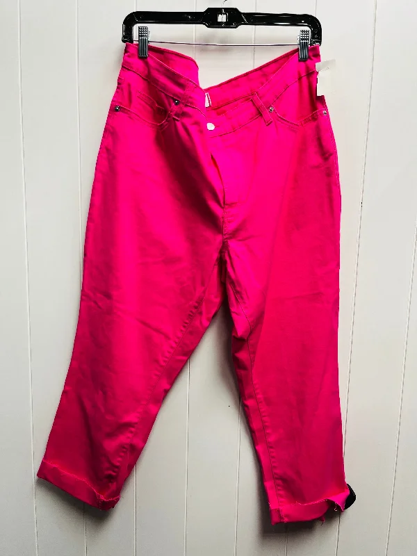 Urban Luxe Casual Wear Pants Other By Crown And Ivy In Pink, Size: 16