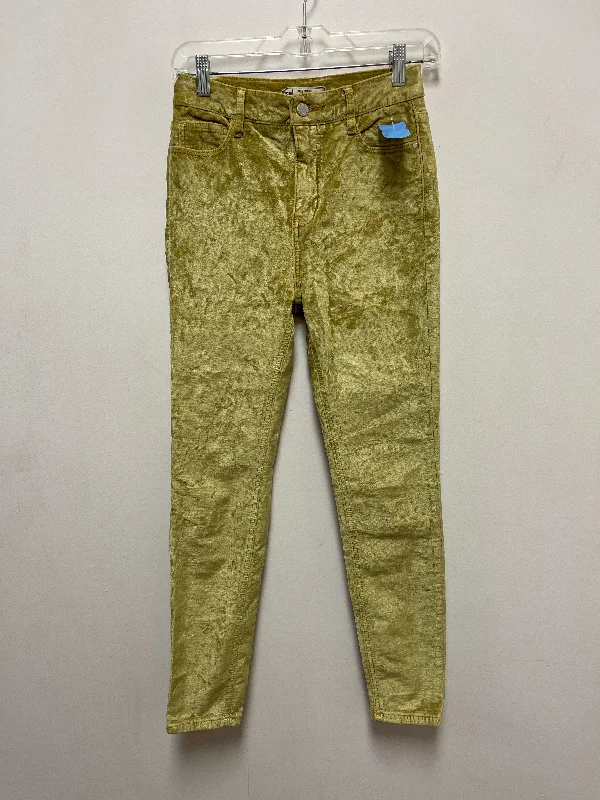 Sleek Heritage Casual Attire Pants Other By Free People In Yellow, Size: 2