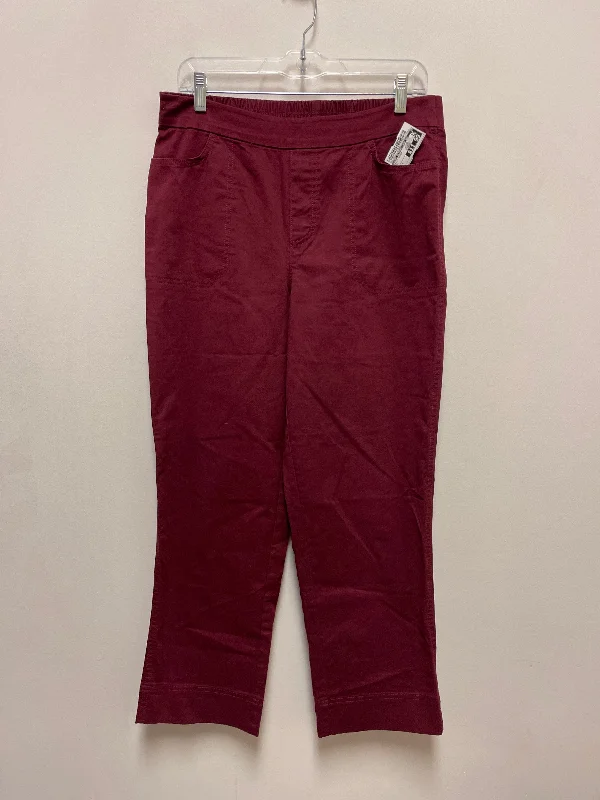 Timeless Cool Formal Shirts Pants Other By Isaac Mizrahi Live Qvc In Red, Size: 8
