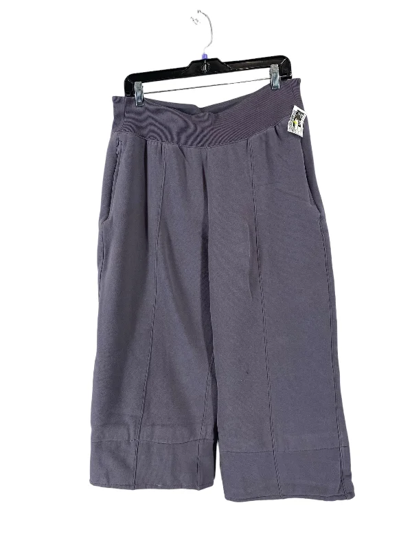 Polished Classic Relaxed Fit Clothing Purple Athletic Pants Athleta, Size L