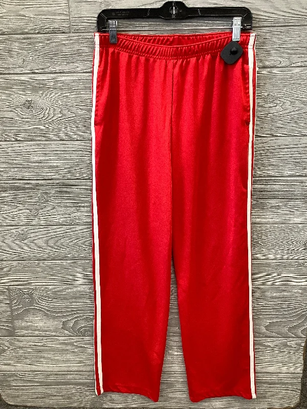Rugged Rebel Athletic Tops Red Athletic Pants Athletic Works, Size M
